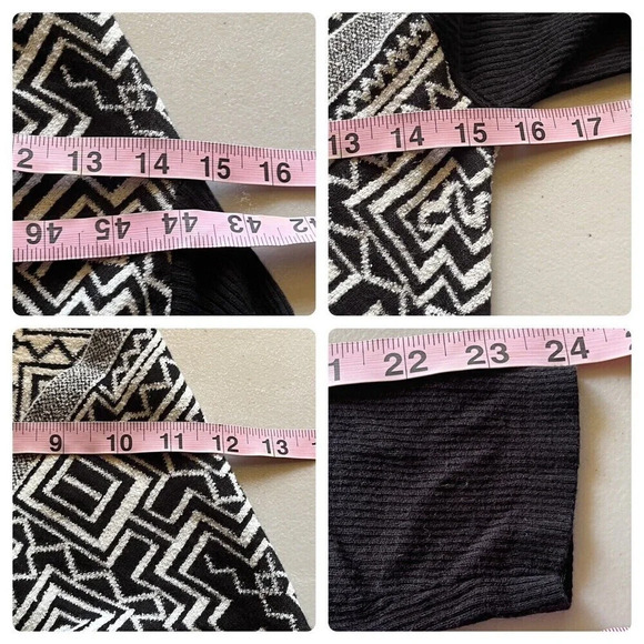 Anthropologie Field Flower Stamped Jacquard Cardigan Sweater Womens XSmall - Picture 6 of 9